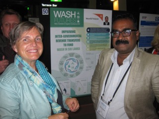 Barbara Brezger discusses water with World Vision, Sri Lanka.